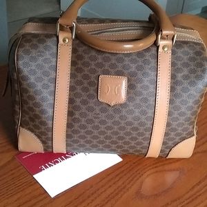 Celine Macadam Boston Bag, Vintage